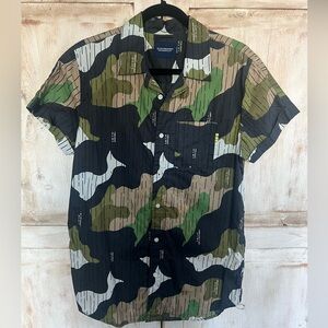 Scotch & Soda detailed camo button down